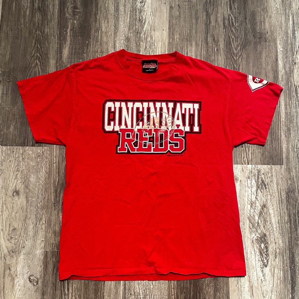 Vintage 2000s Stitches Cincinnati Reds T-Shirt Size L